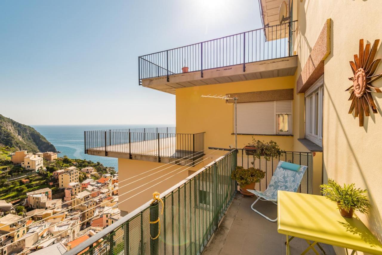 Cinque Terre D'Amare Sea View Big Apartment For Travel Lovers ริโอมัจโจเร ภายนอก รูปภาพ