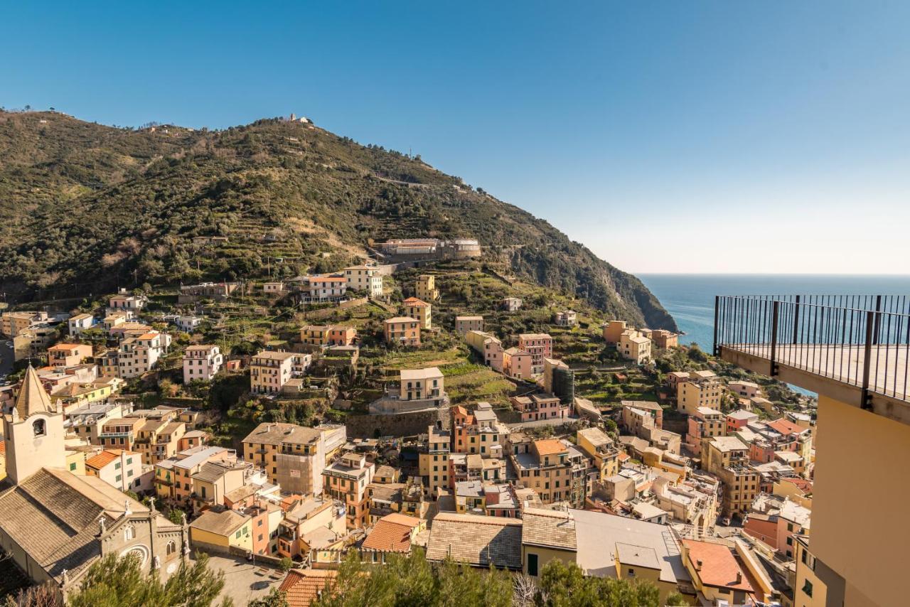 Cinque Terre D'Amare Sea View Big Apartment For Travel Lovers ริโอมัจโจเร ภายนอก รูปภาพ